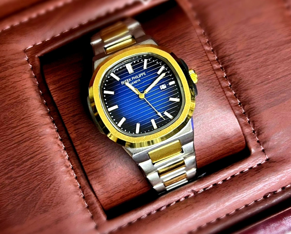 Patek Philippe's (Gold, Navy Blue)